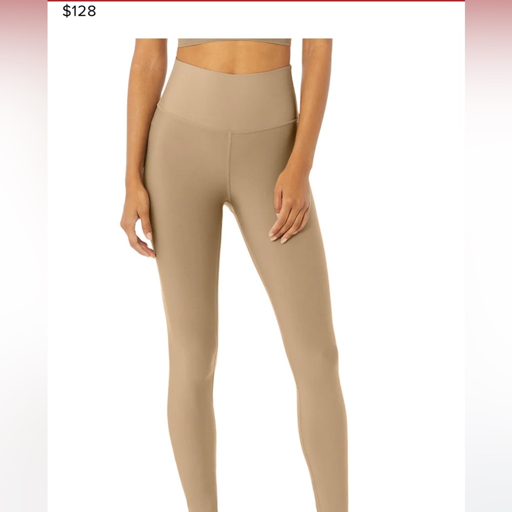 ALO Yoga ~ Limited Edition Stitching Gravel Airlift High-Waisted Leggings - Picture 4 of 11